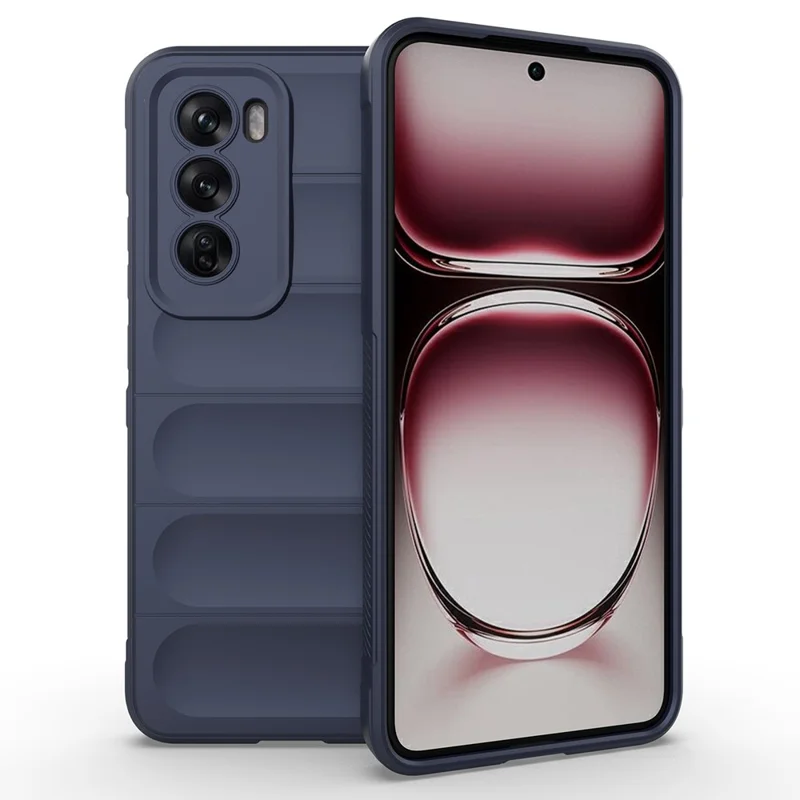 For Oppo Reno12 Pro 5G (Global) Case Soft TPU Drop Resistant Phone Cover - Black-Cellmalls