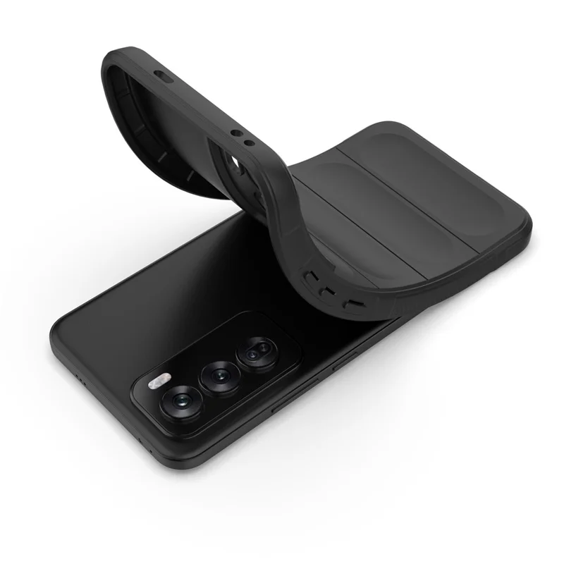 For Oppo Reno12 Pro 5G (Global) Case Soft TPU Drop Resistant Phone Cover - Black-Cellmalls