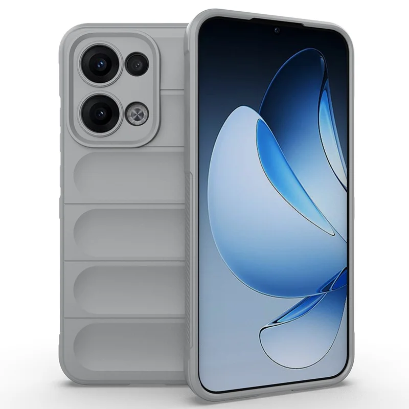 For Oppo Reno13 5G (Global) Case Anti-Drop Soft TPU Rugged Phone Back Cover - Red-Cellmalls