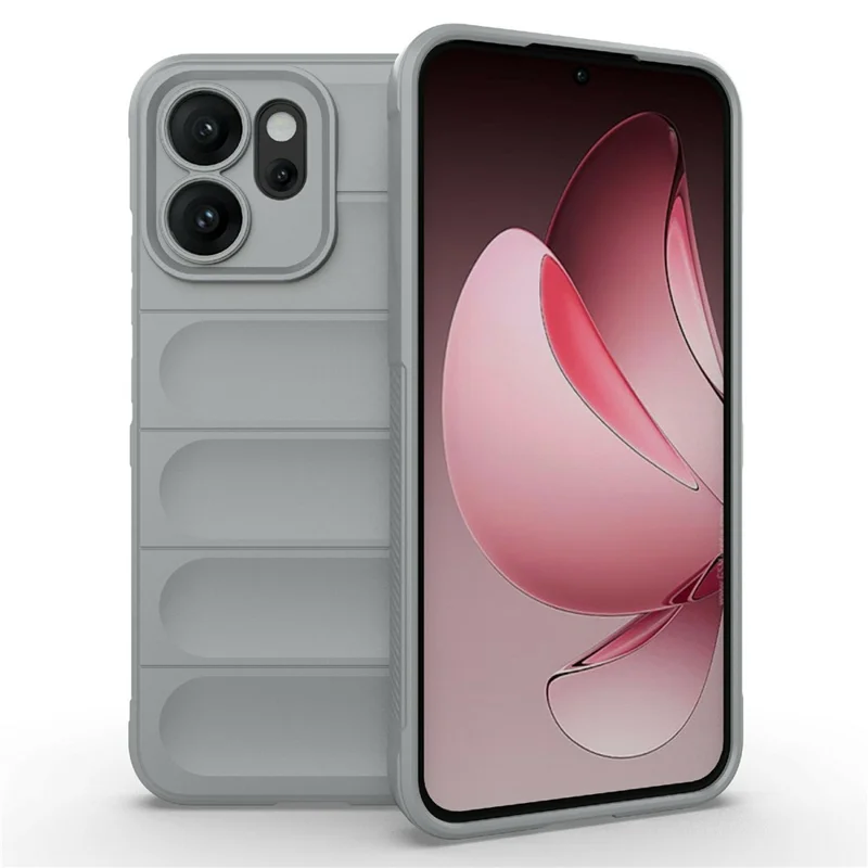 For Oppo Reno14 5G (Global) Case Anti-Drop Soft TPU Rugged Phone Back Cover - Wine Red-Cellmalls