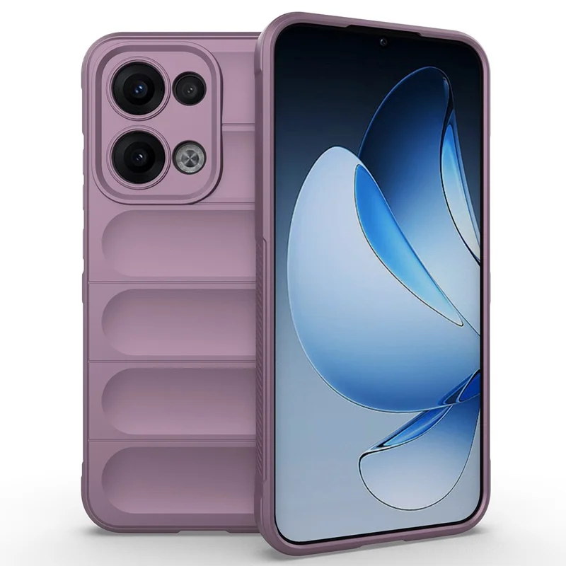 For Oppo Reno13 5G (Global) Case Anti-Drop Soft TPU Rugged Phone Back Cover - Red-Cellmalls