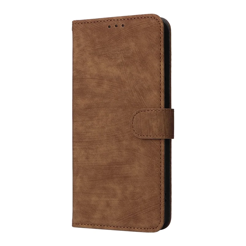 For Oppo Reno14 5G (Global) Case Wallet RFID Blocking PU Leather Phone Cover Stand with Strap - Brown-Cellmalls
