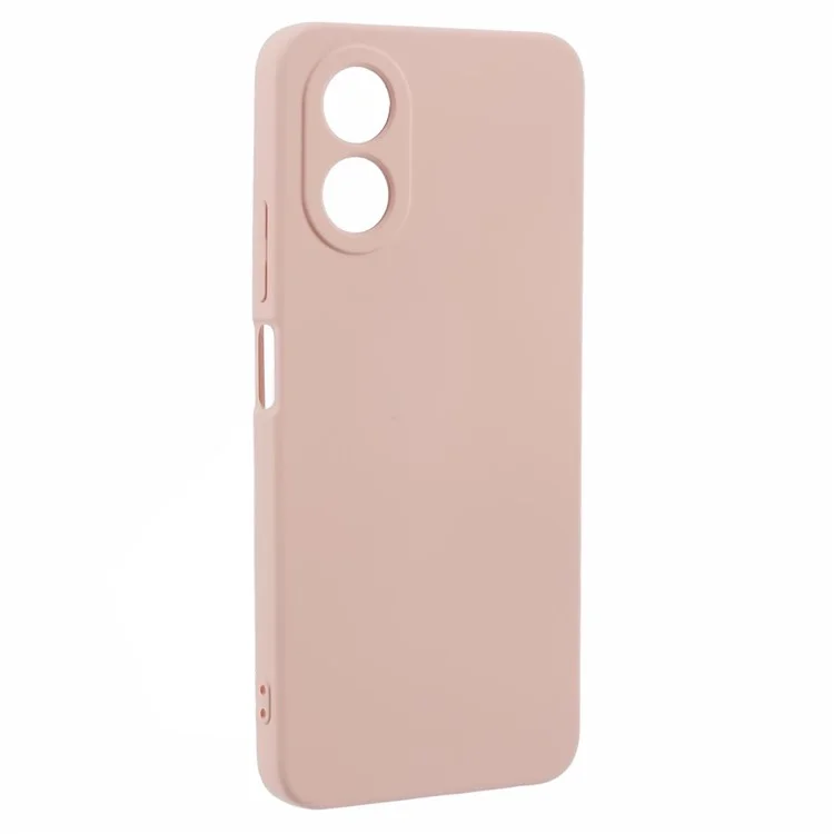 For Oppo A58 4G TPU Case Fiber Lining Anti-Scratch Phone Cover - Pink-Cellmalls