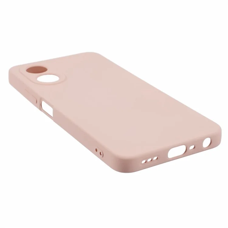 For Oppo A58 4G TPU Case Fiber Lining Anti-Scratch Phone Cover - Pink-Cellmalls