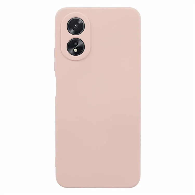 For Oppo A58 4G TPU Case Fiber Lining Anti-Scratch Phone Cover - Pink-Cellmalls