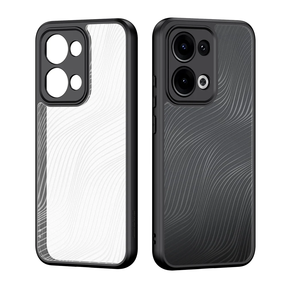 For Oppo Reno13 5G (Global) Case DUX DUCIS Aimo Series TPU+PC Matte Drop-proof Phone Cover (REACH Certification) - Black-Cellmalls