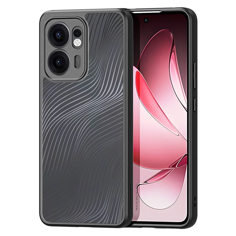 For Oppo Reno13 F 4G / Oppo Reno13 F 5G Case DUX DUCIS Aimo Series TPU+PC Matte Drop-proof Phone Cover (REACH Certification) - Black-Cellmalls