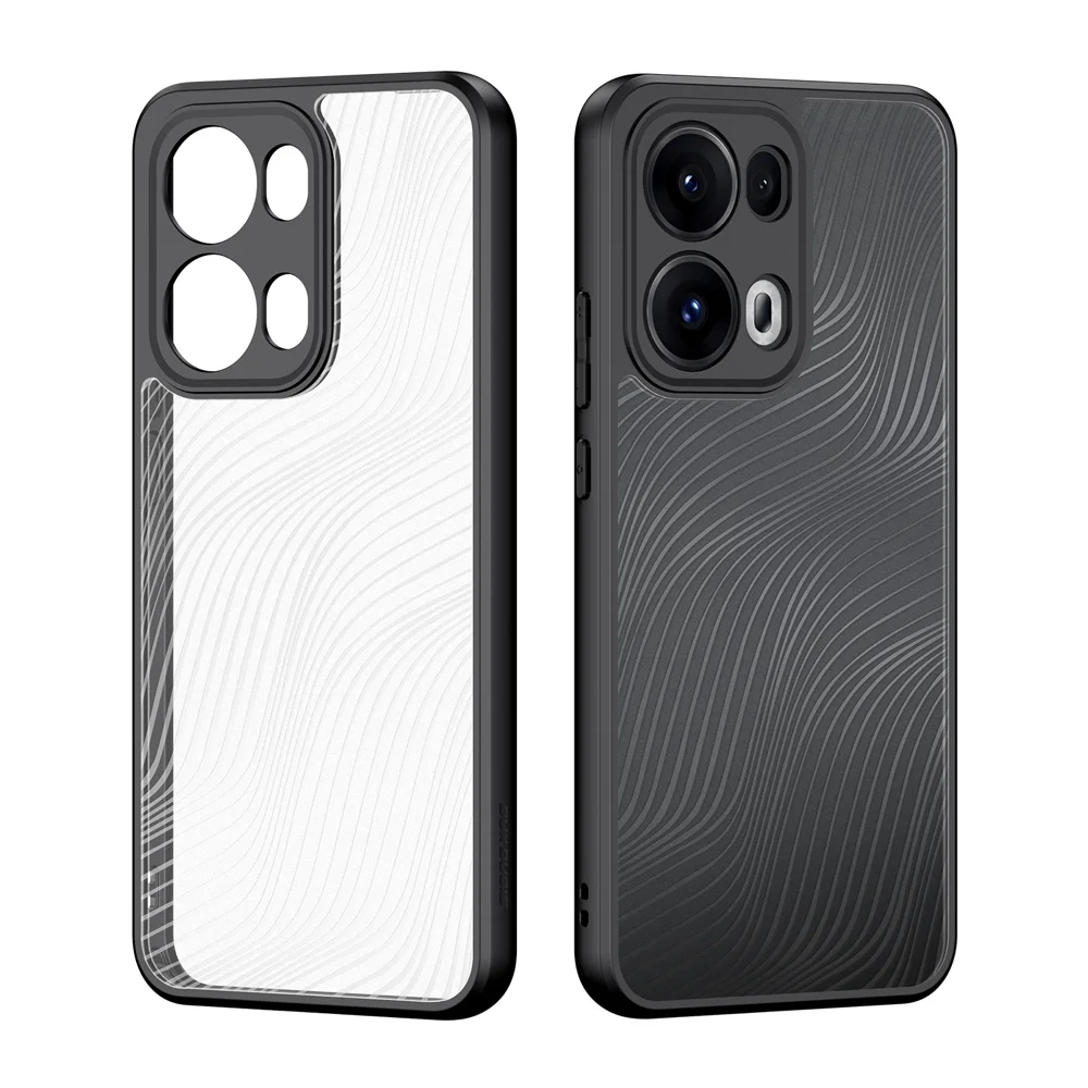 For Oppo Reno13 Pro 5G Case DUX DUCIS Aimo Series TPU+PC Matte Drop-proof Phone Cover (REACH Certification) - Black-Cellmalls