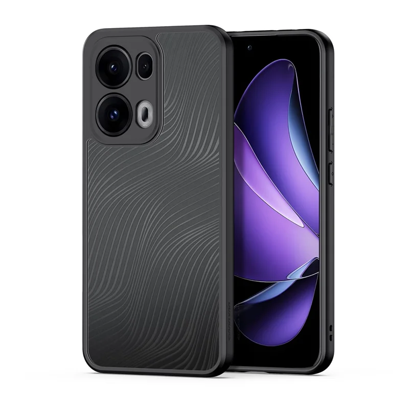 For Oppo Reno13 Pro 5G Case DUX DUCIS Aimo Series TPU+PC Matte Drop-proof Phone Cover (REACH Certification) - Black-Cellmalls