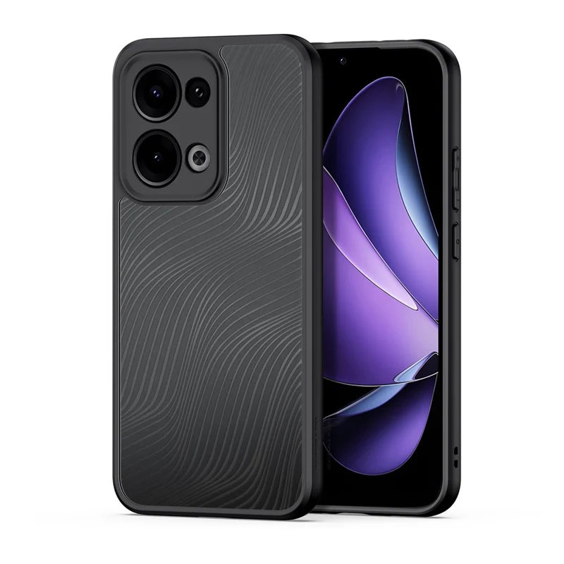 For Oppo Reno13 5G (Global) Case DUX DUCIS Aimo Series TPU+PC Matte Drop-proof Phone Cover (REACH Certification) - Black-Cellmalls