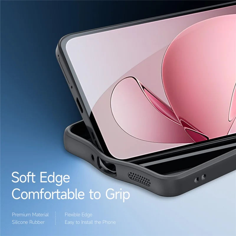 For Oppo Reno13 F 4G / Oppo Reno13 F 5G Case DUX DUCIS Aimo Series TPU+PC Matte Drop-proof Phone Cover (REACH Certification) - Black-Cellmalls