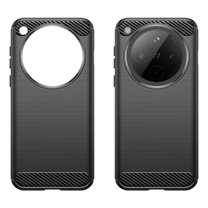 For Oppo Find X8 5G Case Carbon Fiber Texture Brushed Anti Fingerprint Phone Back Cover - Black-Cellmalls