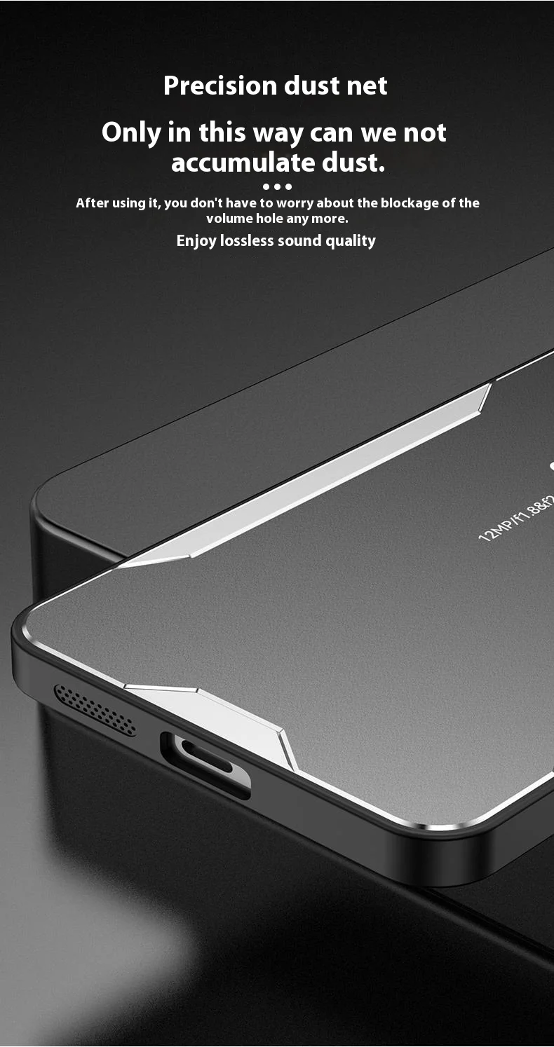 For Oppo A5 5G Phone Case Aluminium Alloy TPU PC Back Cover - Gold-Cellmalls