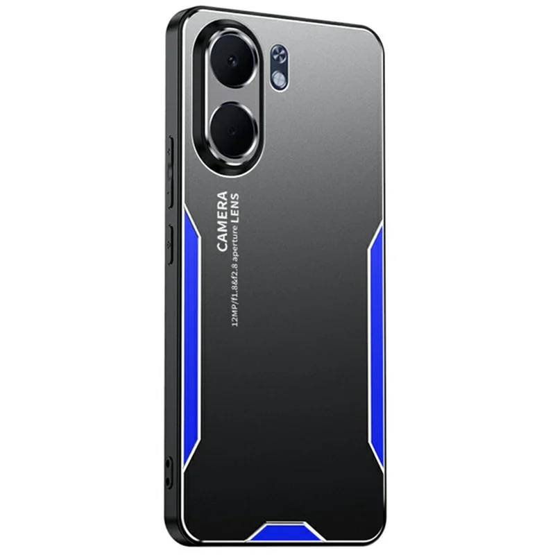 For Oppo A5x 4G Case Aluminium Alloy TPU PC Phone Back Cover - Gold-Cellmalls