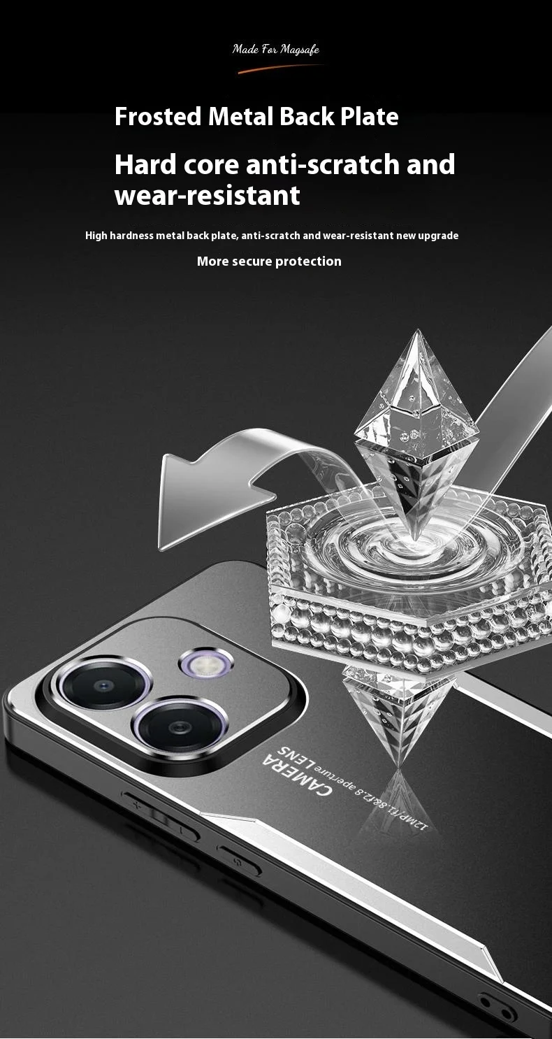 For Oppo A5 Pro 4G (Global) / 5G (Global) / A5 Energy 5G (China) Phone Case Aluminium Alloy TPU PC Back Cover - Gold-Cellmalls