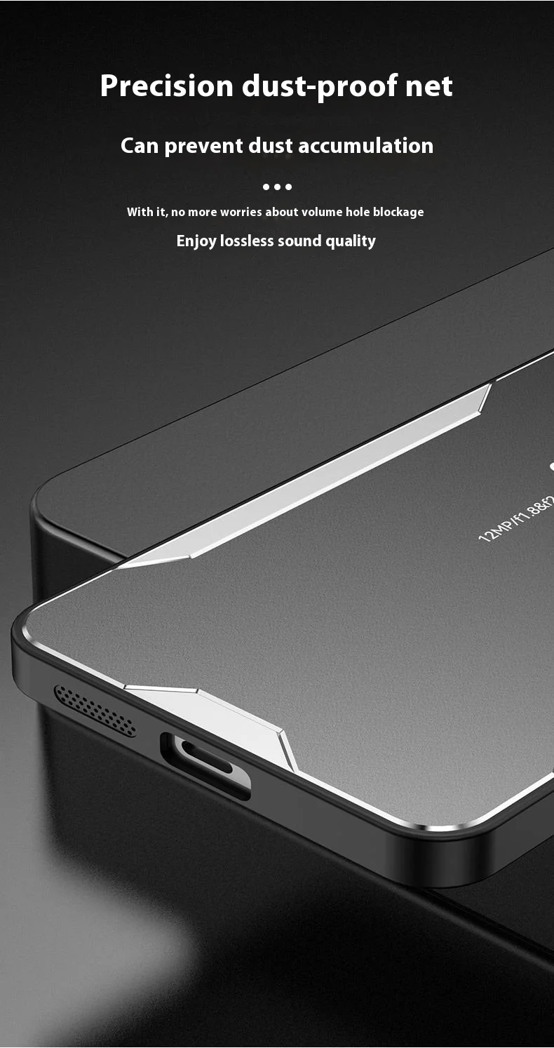 For Oppo A5x 4G Case Aluminium Alloy TPU PC Phone Back Cover - Gold-Cellmalls