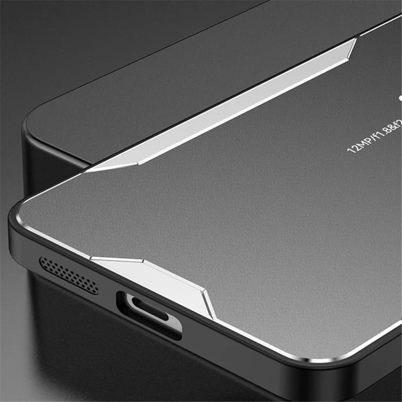 For Oppo Reno10 5G (Global) Phone Case Aluminium Alloy Back TPU Frame Protective Cover - Silver-Cellmalls