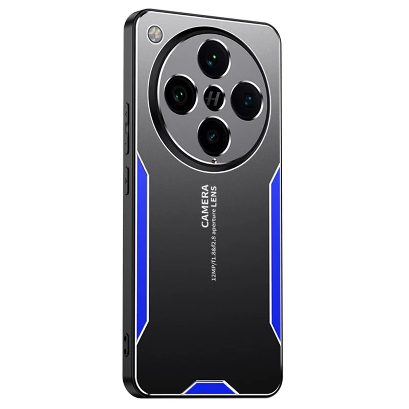 For Oppo Find X8 Pro 5G Phone Case Aluminium Alloy TPU PC Back Cover - Gold-Cellmalls