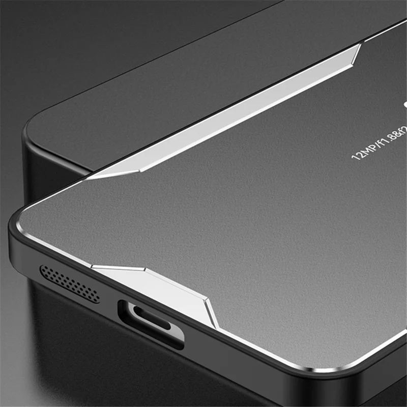 For Oppo Reno10 Pro+ 5G Phone Case Precise Cut-outs Aluminium Alloy Matte Back Cover - Gold-Cellmalls