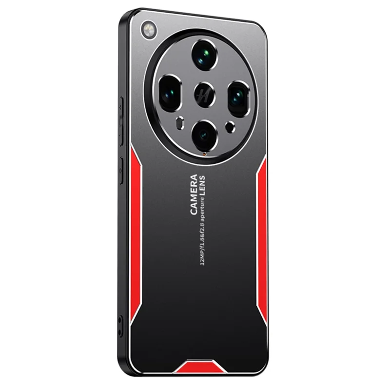 For Oppo Find X8 Ultra 5G Phone Case Aluminium Alloy TPU PC Back Cover - Gold-Cellmalls