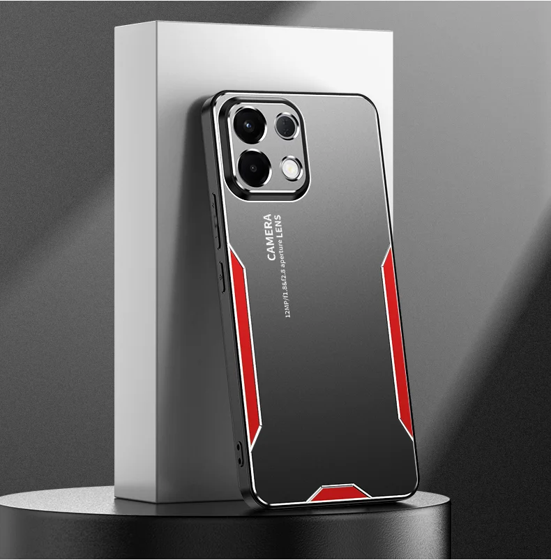 For Oppo K13 5G (Oppo K12s) Phone Case Aluminium Alloy TPU PC Back Cover - Gold-Cellmalls