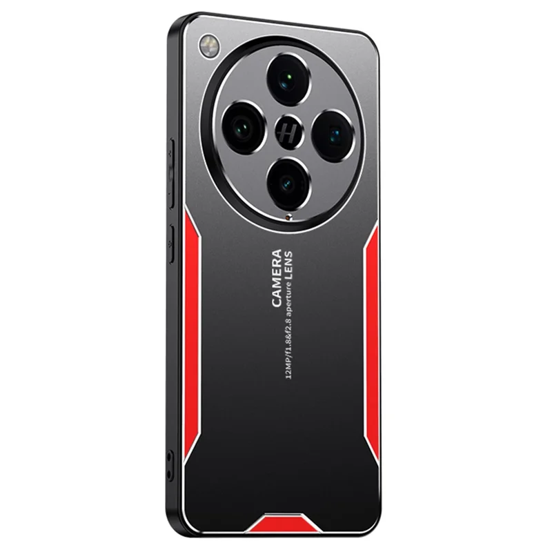 For Oppo Find X8 Pro 5G Phone Case Aluminium Alloy TPU PC Back Cover - Gold-Cellmalls