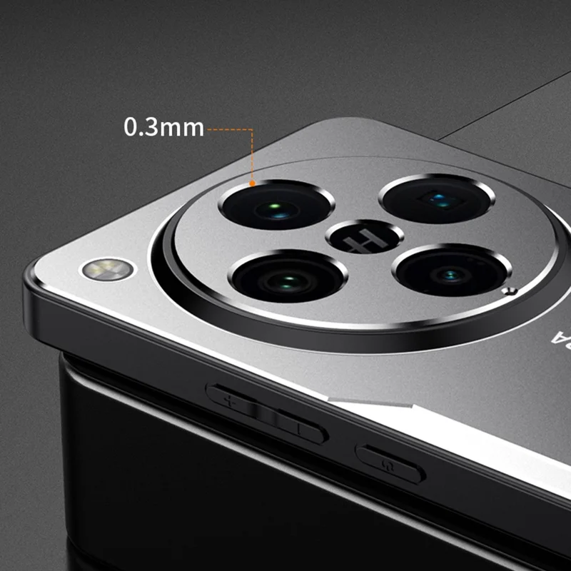 For Oppo Find X8 Pro 5G Phone Case Aluminium Alloy TPU PC Back Cover - Gold-Cellmalls