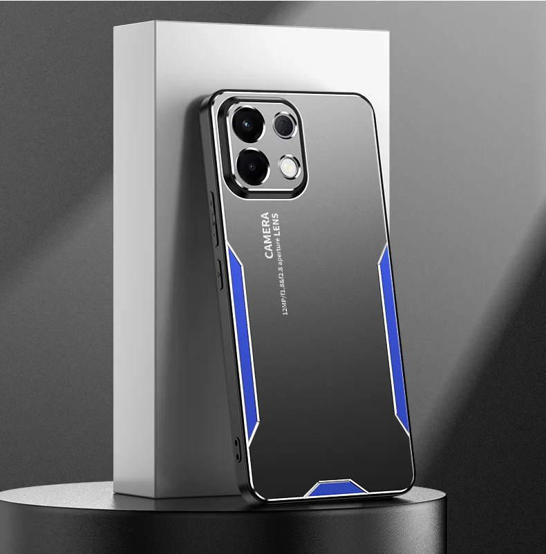 For Oppo K13 5G (Oppo K12s) Phone Case Aluminium Alloy TPU PC Back Cover - Gold-Cellmalls