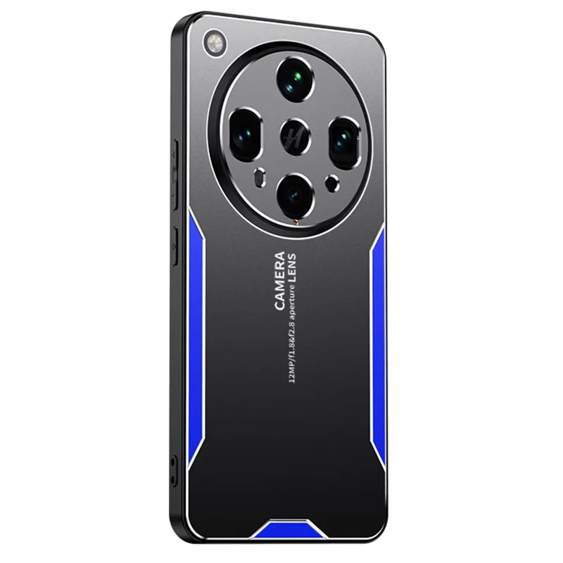 For Oppo Find X8 Ultra 5G Phone Case Aluminium Alloy TPU PC Back Cover - Gold-Cellmalls