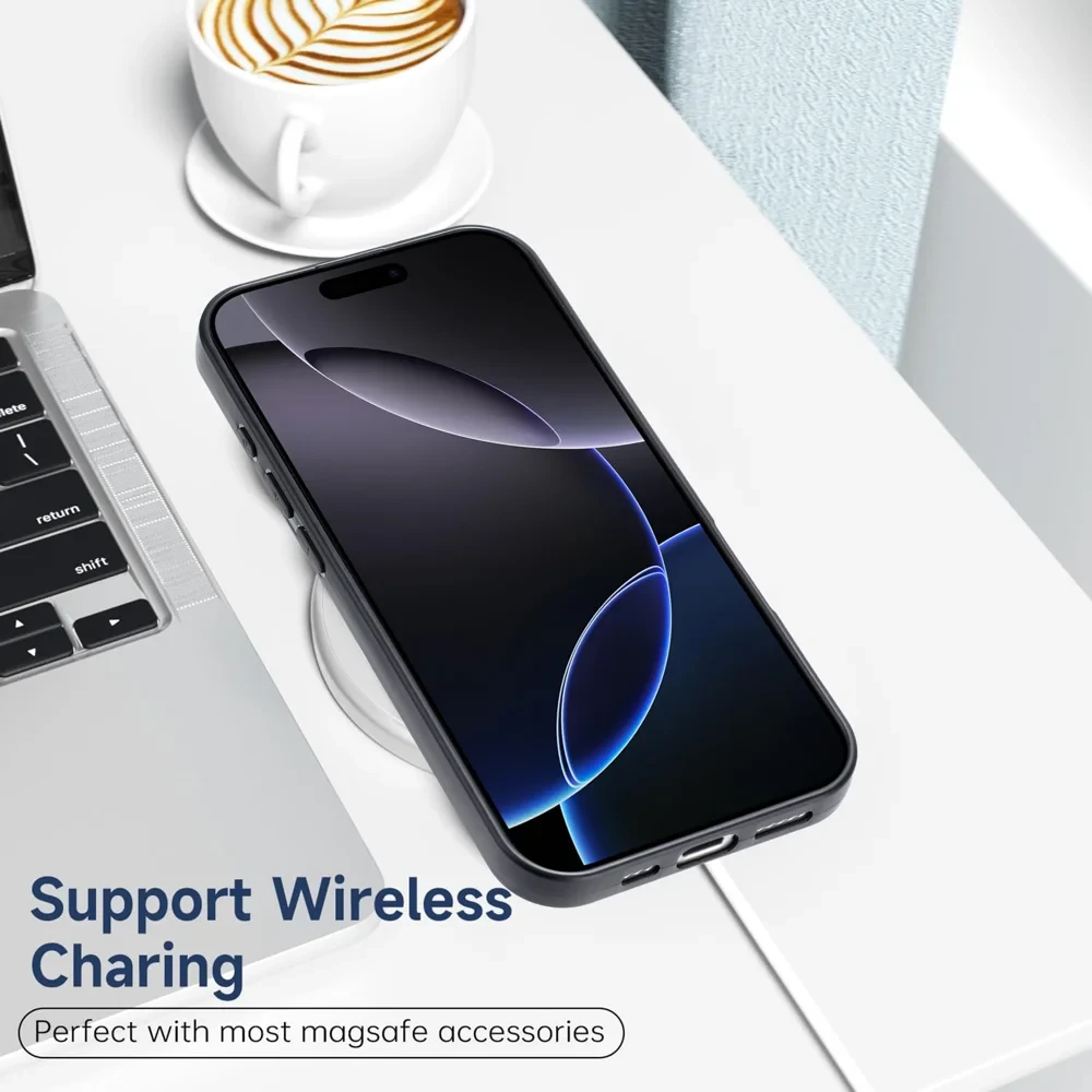 For Oppo Reno13 Pro 5G TPU Case Soft Matte Anti-fingerprint Phone Back Cover - Black-Cellmalls