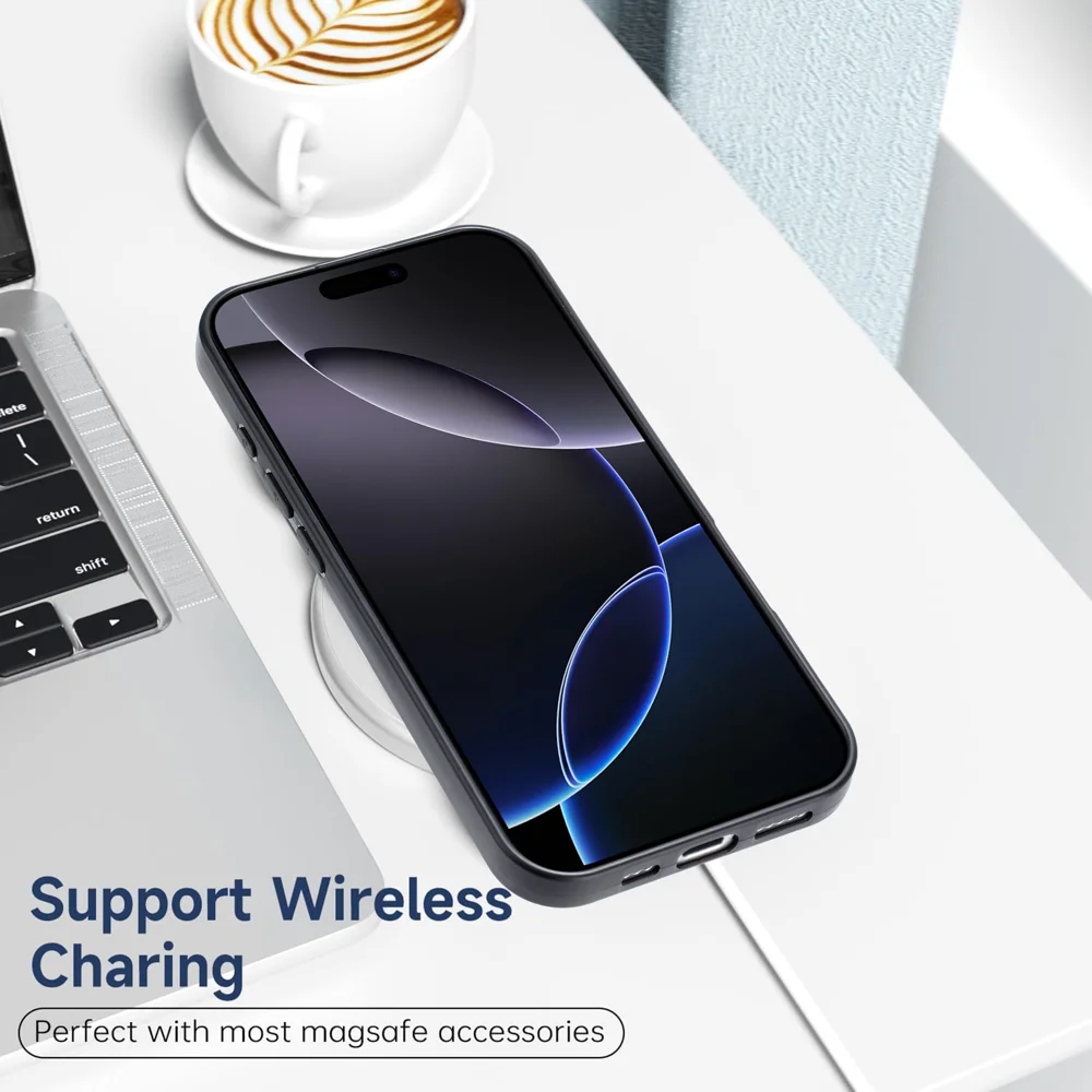 For Oppo Reno14 5G (China) / Oppo Reno14 5G (Global) TPU Case Soft Matte Anti-fingerprint Phone Back Cover - Black-Cellmalls