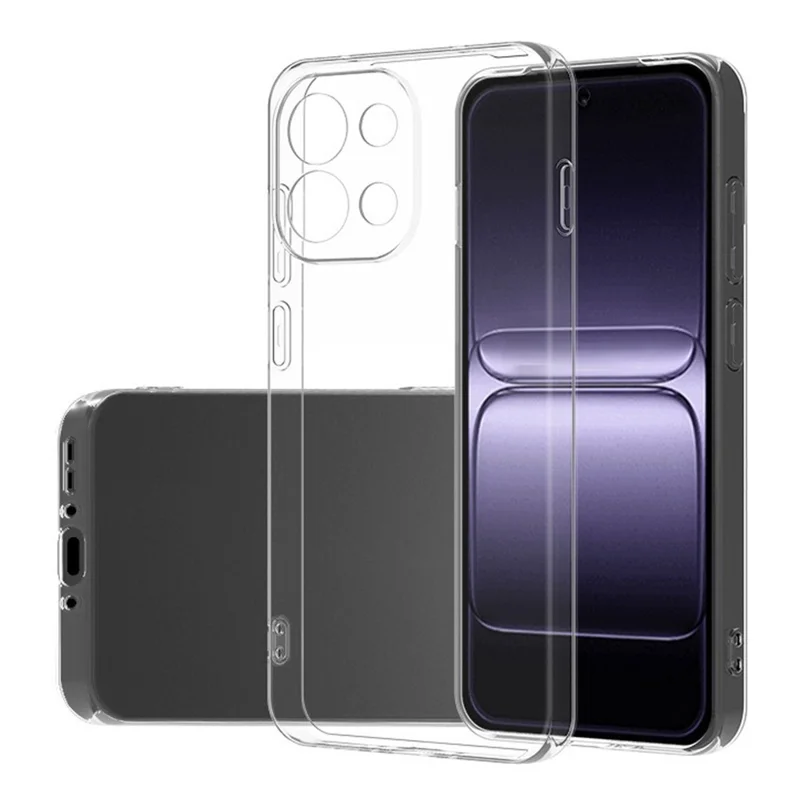 For OnePlus 13T 5G Back Cover Ultra Thin Flexible TPU Clear Phone Case-Cellmalls