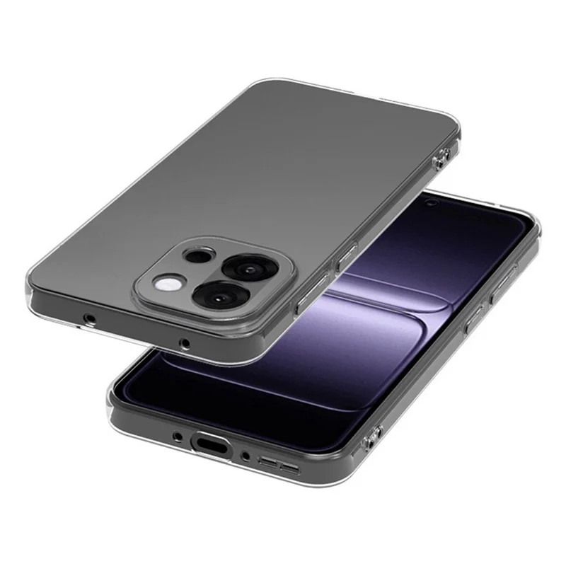 For OnePlus 13T 5G Back Cover Ultra Thin Flexible TPU Clear Phone Case-Cellmalls