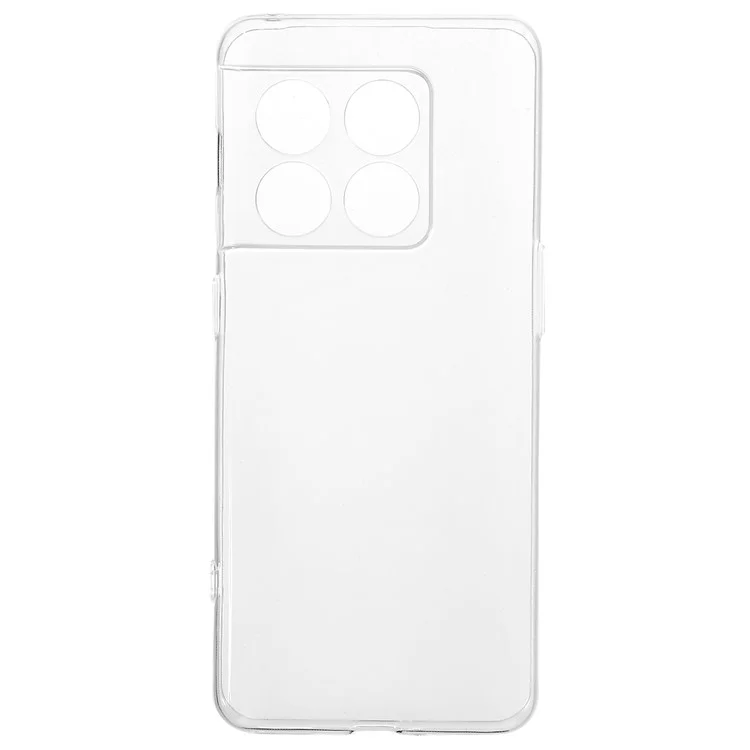 Anti-Fall Soft TPU Phone Cover For OnePlus 10 Pro 5G Anti-Yellowing Ultra Slim Transparent Smartphone Case-Cellmalls