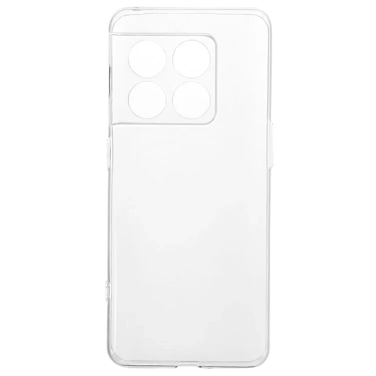 Anti-Fall Soft TPU Phone Cover For OnePlus 10 Pro 5G Anti-Yellowing Ultra Slim Transparent Smartphone Case-Cellmalls