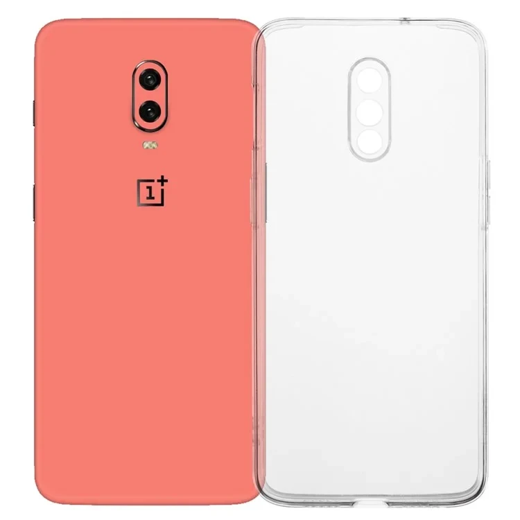 Soft TPU Phone Case for OnePlus 6T Transparent Ultra-Thin Drop Resistant Back Cover-Cellmalls