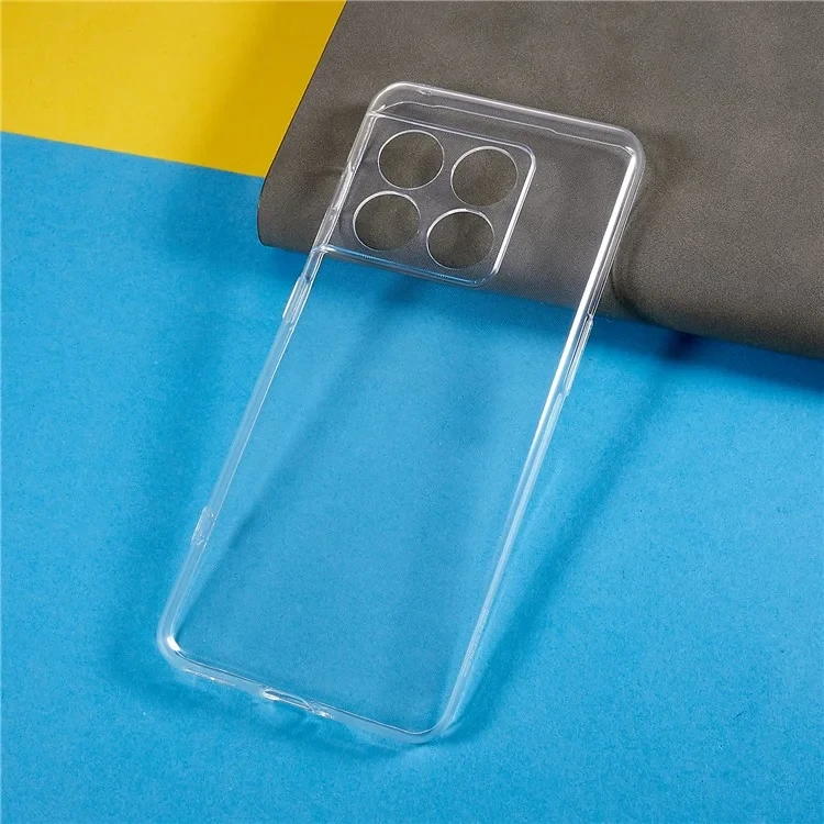 Anti-Fall Soft TPU Phone Cover For OnePlus 10 Pro 5G Anti-Yellowing Ultra Slim Transparent Smartphone Case-Cellmalls