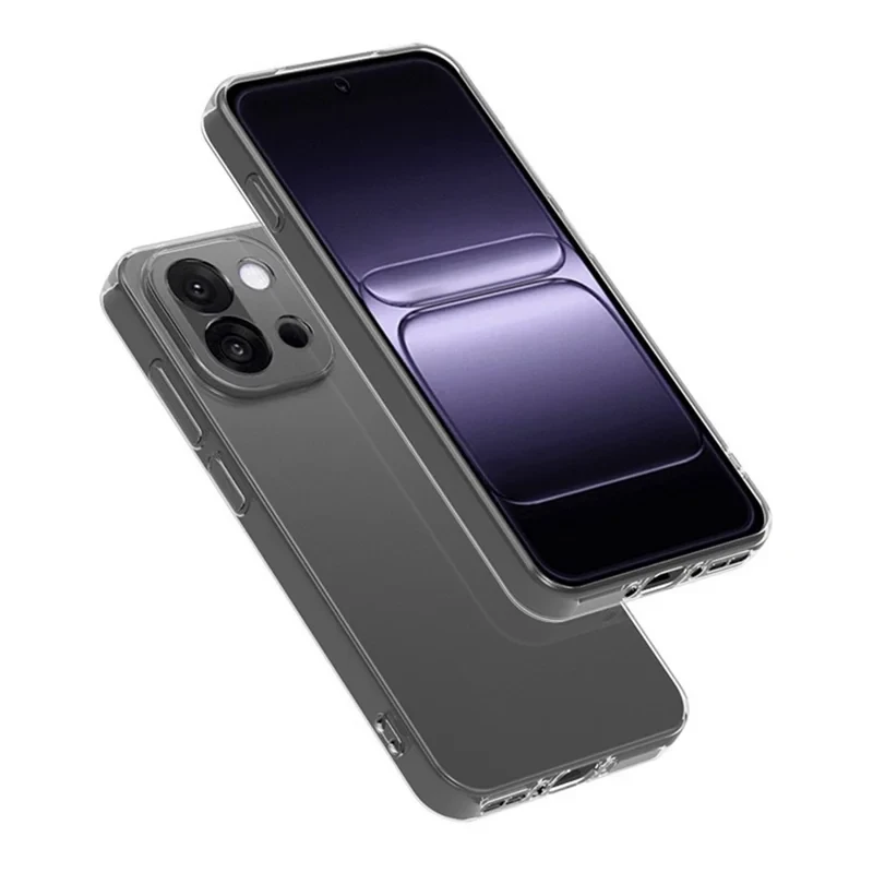 For OnePlus 13T 5G Back Cover Ultra Thin Flexible TPU Clear Phone Case-Cellmalls