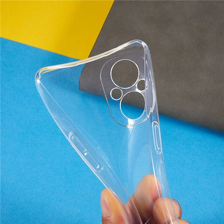 Shockproof Phone Case for OnePlus Nord N20 5G, Anti-Yellowing Crystal Clear Shell Lightweight TPU Phone Cover-Cellmalls