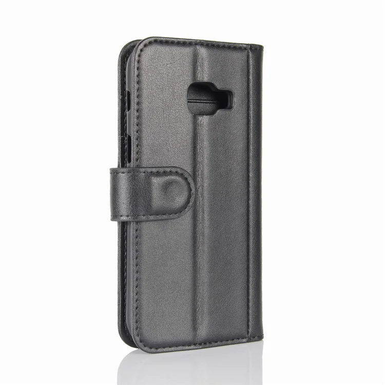 For Samsung Galaxy A5 (2017) SM-A520F Split Leather Wallet Mobile Phone Case with Stand - Black-Cellmalls