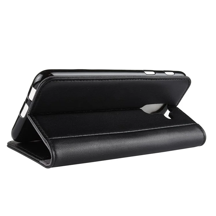 For Samsung Galaxy A6+ (2018) Phone Cases Genuine Split Leather Wallet Mobile Cover Stand-Cellmalls