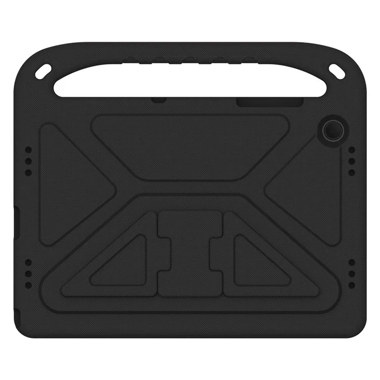 For Samsung Galaxy Tab A9+ Case Handle Design EVA Tablet Cover with Kickstand - Black-Cellmalls