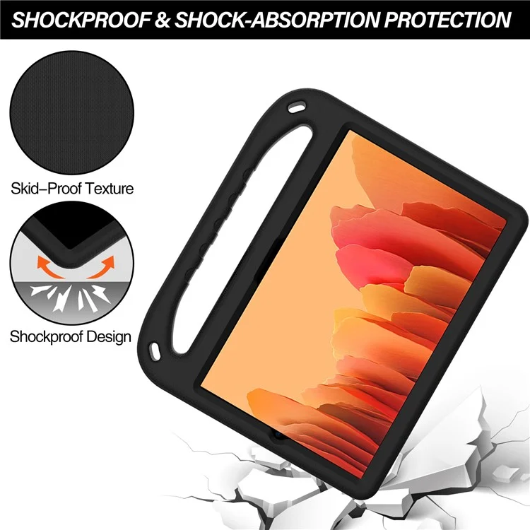 EVA Tablet Case for Samsung Galaxy Tab S6 / S6 Lite (2024) / S6 Lite (2022) / S6 Lite (2020) / A7 10.4 (2020) / (2022) / S5e SM-T720 - Black-Cellmalls