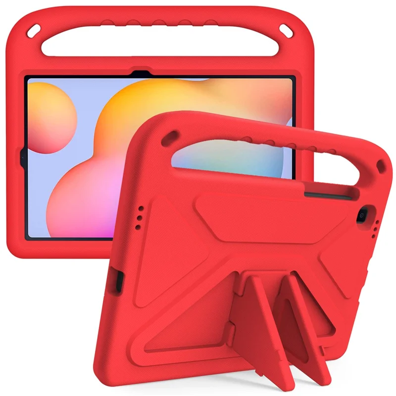 For Samsung Galaxy Tab S6 Lite (2020) / (2022) / S6 Lite (2024) Kickstand EVA Tablet Case Portable Hand Grip Tablet Cover - Black-Cellmalls