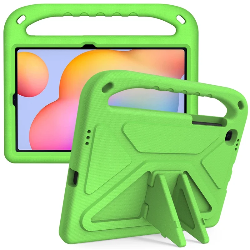 For Samsung Galaxy Tab S6 Lite (2020) / (2022) / S6 Lite (2024) Kickstand EVA Tablet Case Portable Hand Grip Tablet Cover - Black-Cellmalls