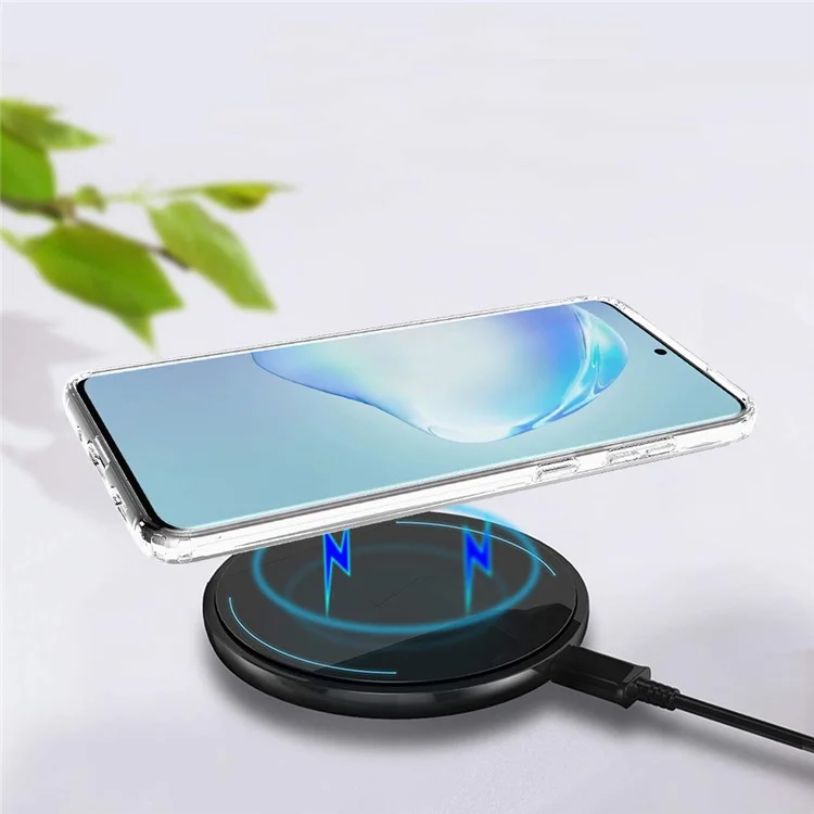 Transparent Anti-scratch Acrylic + TPU Back Case for Samsung Galaxy S20 Plus-Cellmalls