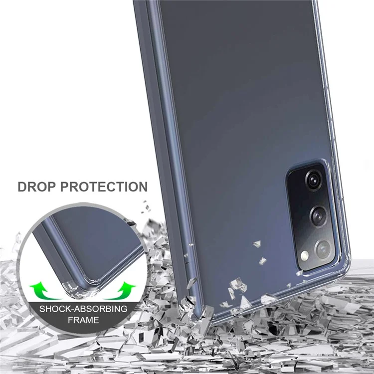 Clear Shell for Samsung Galaxy S20 FE/S20 Fan Edition/S20 FE 5G/S20 Fan Edition 5G/S20 Lite/S20 FE 2022 Anti-scratch Acrylic + TPU Cover-Cellmalls