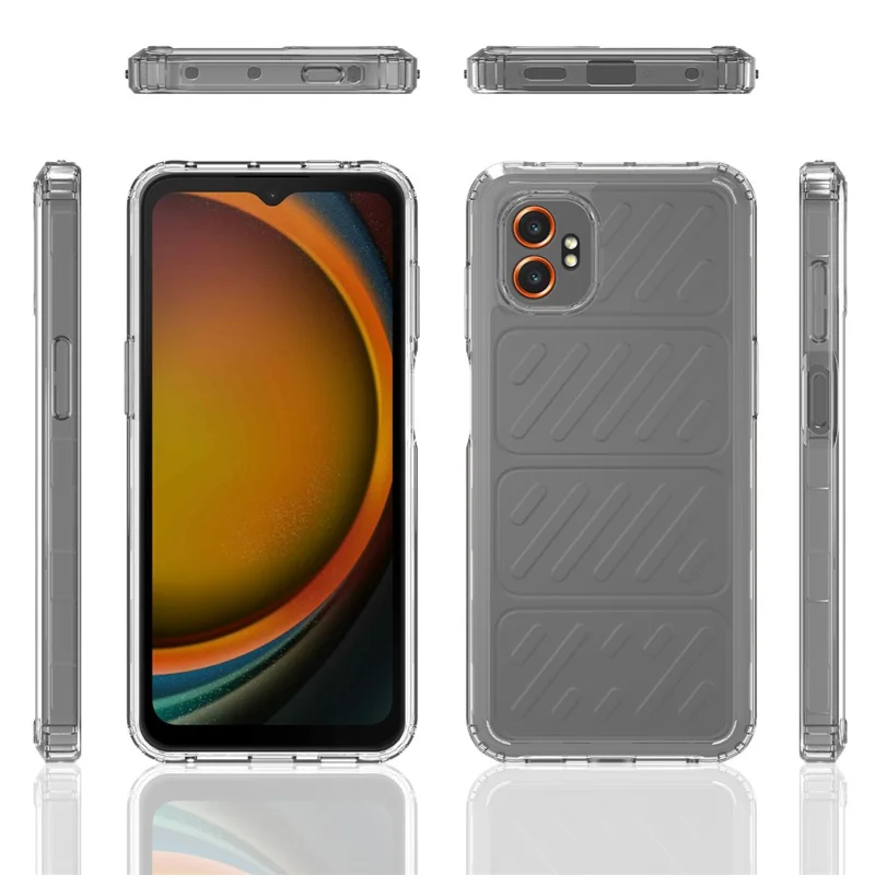 For Samsung Galaxy XCover7 Pro Clear Phone Case TPU+Acrylic Shockproof Phone Back Cover - Clear-Cellmalls