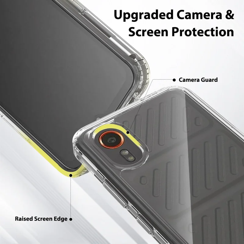 For Samsung Galaxy Xcover7 Case Hybrid TPU+Acrylic Anti-Scratch Phone Cover-Cellmalls