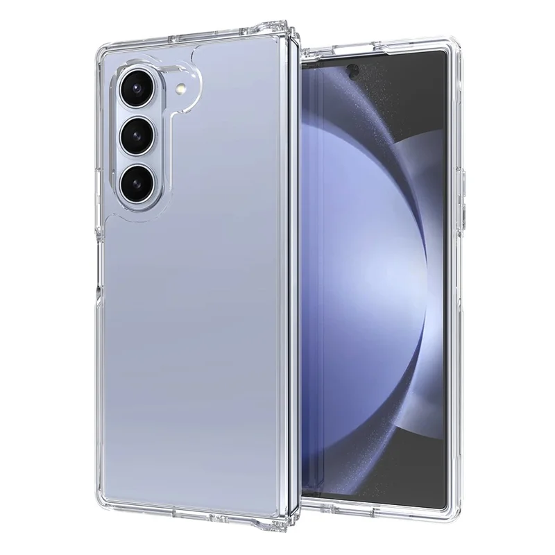 For Samsung Galaxy Z Fold6 5G Clear Case TPU+Acrylic Anti-Scratch Phone Cover-Cellmalls